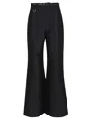 Zimmermann Hypnotic Flare Trousers With Removable Belt In Black