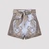 Zimmermann Hypnotic Paisley Wide Leg Shorts