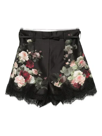 ZIMMERMANN HYPNOTIC FLORAL-PRINT SHORTS