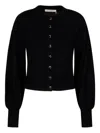 Zimmermann Hypnotic Jewel Buttoned-up Cardigan In Black