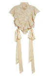 Zimmermann Hypnotic Lace Bandeau Top In Multi