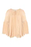 Zimmermann Hypnotic Lace Blouse In Green