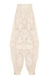 Zimmermann Hypnotic Lace Harem Pant In Ivory