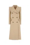 Zimmermann Sand Wool Blend Hypnotic Coat In Multi