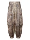 Zimmermann Hypnotic Paisley-pattern Trousers In Brown