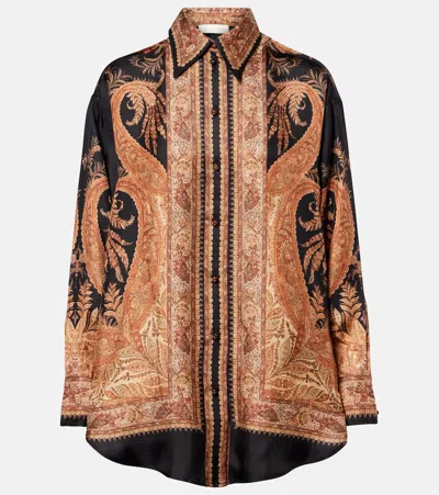 ZIMMERMANN HYPNOTIC SILK SHIRT