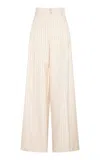 Zimmermann Hypnotic Pinstripe Wool Pant In Stripe
