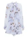 Zimmermann Hypnotic Playsuit In Purple
