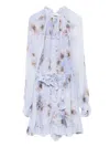 Zimmermann Hypnotic Printed Playsuit In Purple