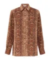 Zimmermann Hypnotic Printed Shirt In Multi