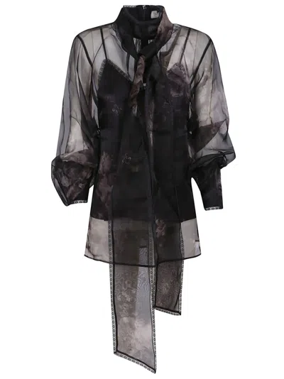 Zimmermann Hypnotic Pussybow Blouse In Black