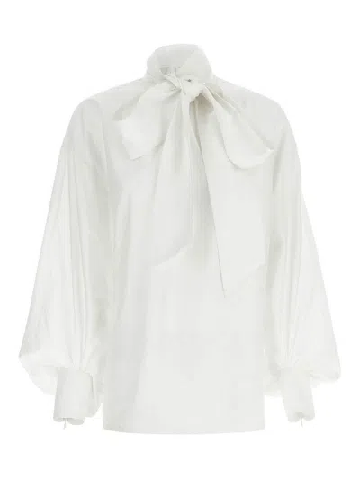 Zimmermann Hypnotic Pussybow Blouse In White