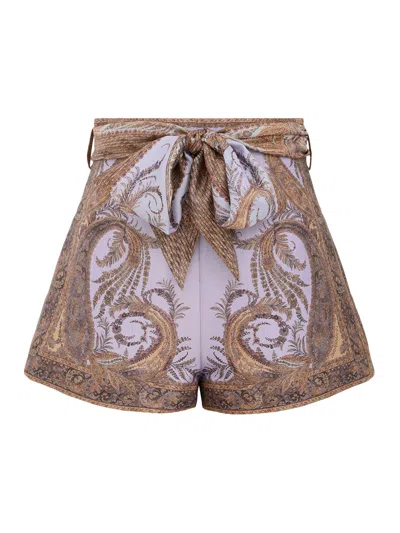 Zimmermann Hypnotic Shorts In Multi