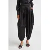 Zimmermann Hypnotic Silk Harem Pants In Black
