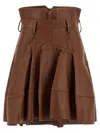 Zimmermann Hypnotic Skirt In Brown