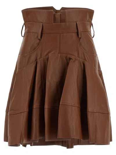 Zimmermann Hypnotic Skirt In Brown