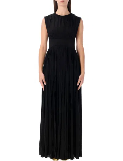 Zimmermann Hypnotic Sleeveless Dress In Stretch Viscose In Black