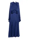 Zimmermann Hypnotic Smocked Flutter Dress In Blue