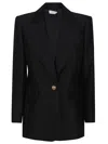 Zimmermann Single-button Notched Blazer In Black