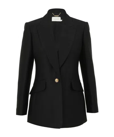 Zimmermann Hypnotic Tailored Jacket In Black