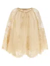 Zimmermann Hypnotic Tiered Lace Shirt And Blouse Beige In Neutral