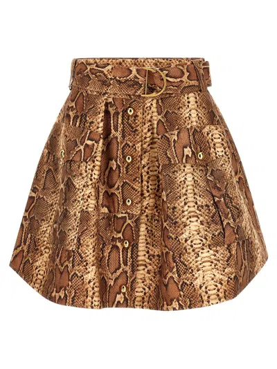 ZIMMERMANN ZIMMERMANN 'HYPNOTIC UTILITY MINI' SKIRT