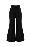 Zimmermann Hypnotic Wool Blend Flare Pants In Black