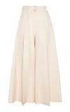 Zimmermann Hypnotic Wool Culotte In Ivory