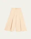 Zimmermann Hypnotic Wool Culotte Pants In Metallic