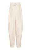 Zimmermann Hypnotic Wool Harem Pant In Ivory