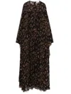 Zimmermann Illuminate Batwing Gown In Black
