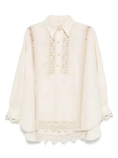 Zimmermann Aspension Lace Yoke Teunic In White