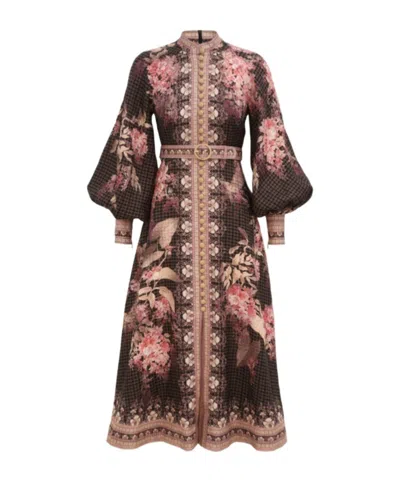 Zimmermann Illuminate Buttoned Midi Dress