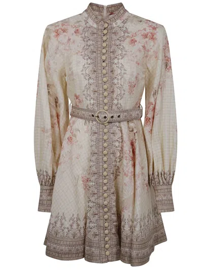 ZIMMERMANN ZIMMERMANN ILLUMINATE BUTTONED MINI DRESS