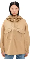 Zimmermann Illuminate Cargo Anorak In Sand