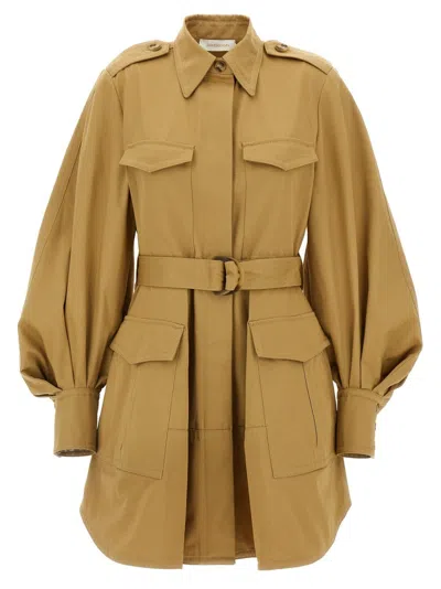 Zimmermann 'illuminate Cargo Mini' Dress In Nude