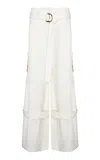 Zimmermann Illuminate Wide-leg Cotton Cargo Trousers In Multicolor