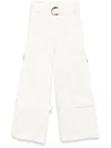Zimmermann Illuminate Cargo Pants In White