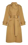Zimmermann Illuminate Cargo Trench Coat In Tan