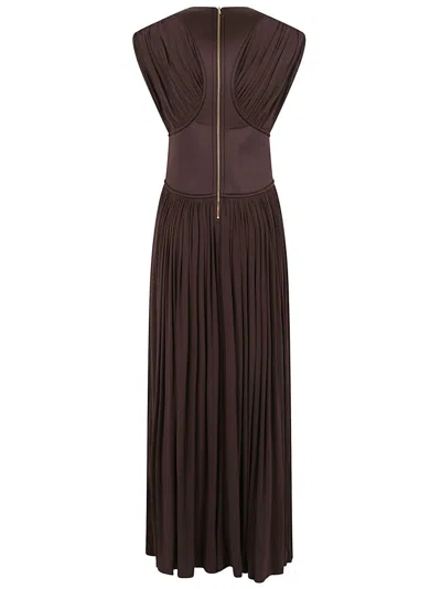 Zimmermann Illuminate Column Dress In Brown
