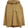 Zimmermann Illuminate Cotton Cargo Anorak In Sand