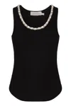 Zimmermann Illuminate Embellished Tank In Black In Black