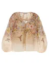 Zimmermann Illuminate Drawn Shirt And Blouse Pink
