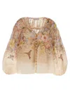 Zimmermann Illuminate Drawn Shirt And Blouse Pink