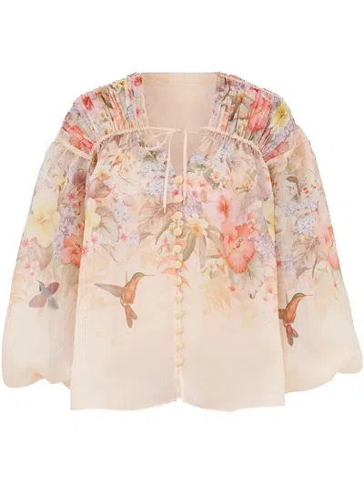 ZIMMERMANN ZIMMERMANN ILLUMINATE DRAWN BLOUSE