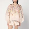 Zimmermann Illuminate Drawn Blouse With Floral Print Women