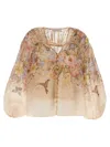 Zimmermann Illuminate Drawn Shirt And Blouse Pink