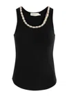 Zimmermann Illuminate Embellished Tank In Black In Black