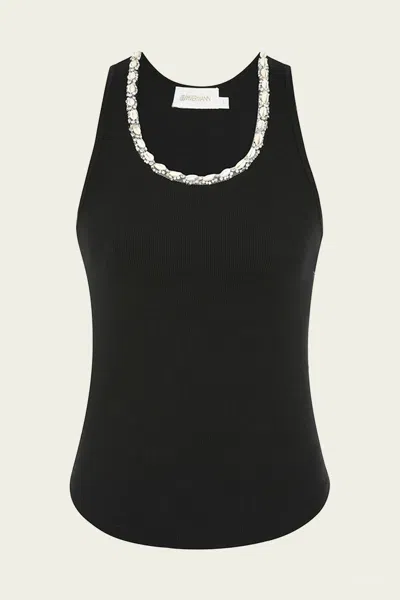 Zimmermann Illuminate Embellished Tank In Black