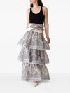 Zimmermann Illuminate Embellished Tank In Black In Black